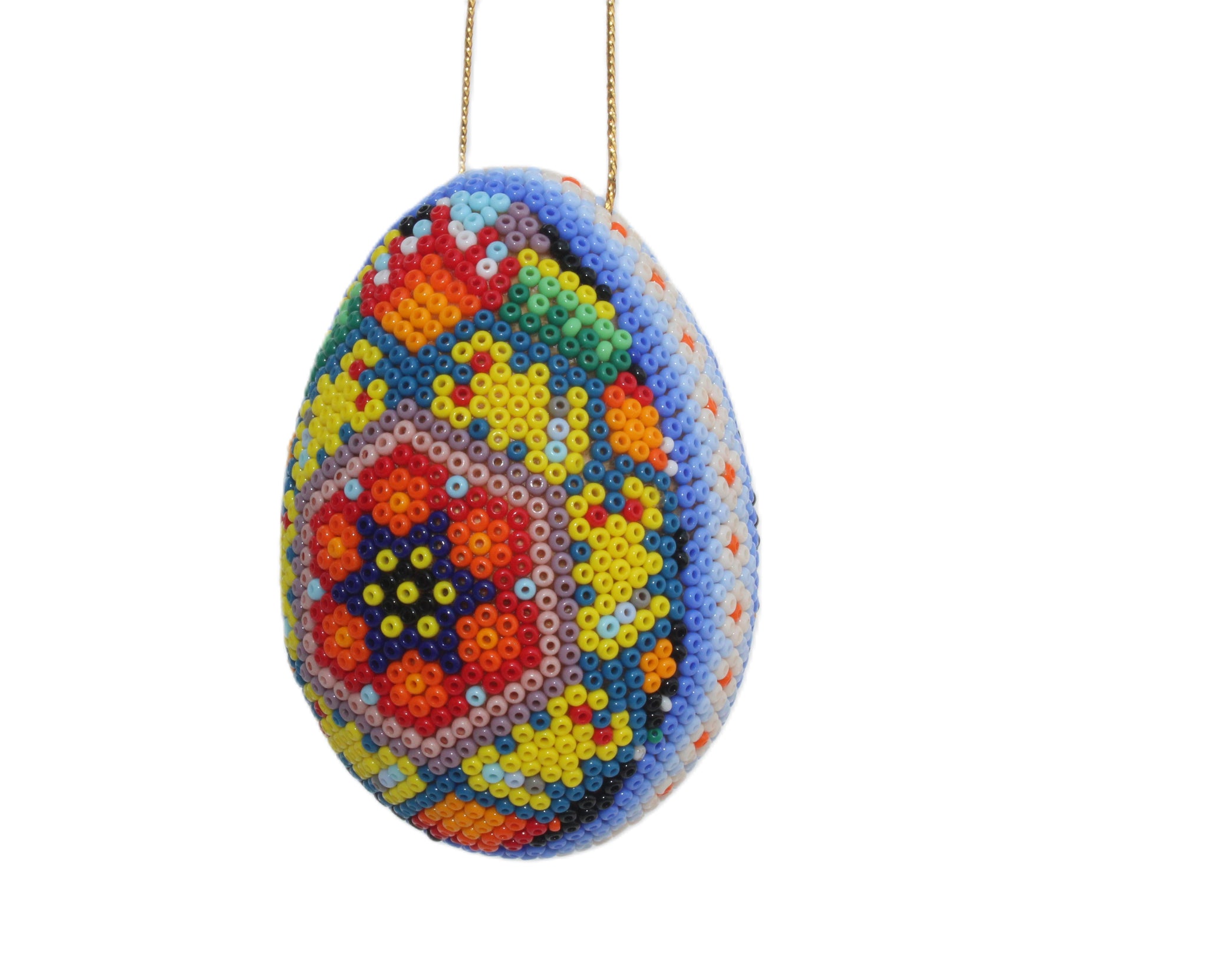 Wixárika Glass Beaded Eggs