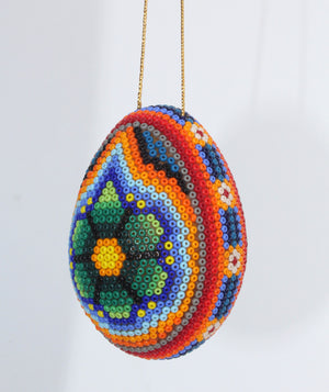 Wixárika Glass Beaded Eggs